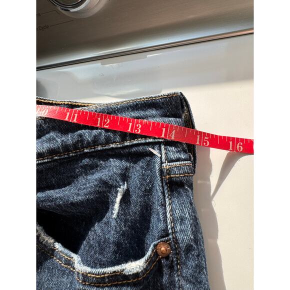 Levi's 501 Premium Original High Rise Ankle Button Fly Jeans Women's Size 29x26 - Picture 5 of 10